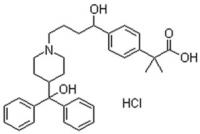 Fexofenadine formula