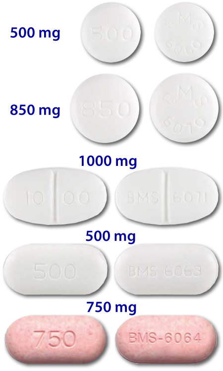 glucophage xr 500mg tab