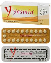 Yasmin 21 yellow pills