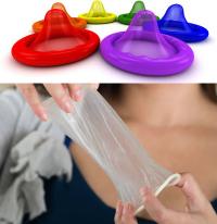 Male and female condoms