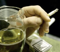 Alcoholism and smoking